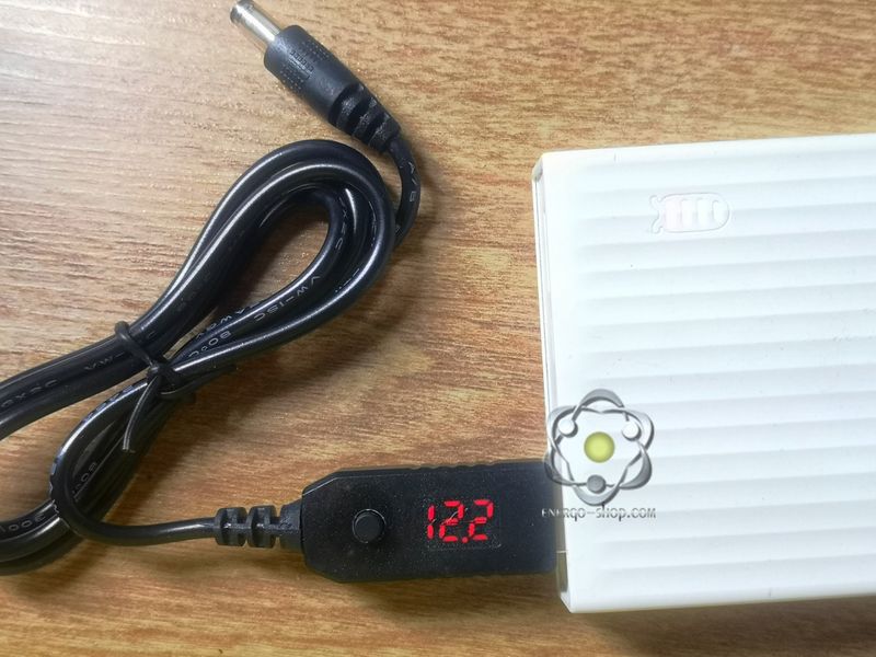 USB кабель тригер QC3 с цифровым индикатором и регулируемым напряжением от 5 до 12В для зарядки раций и питания устройств. 3512 фото
