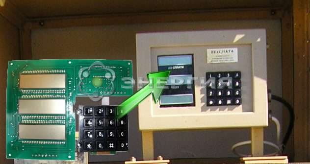 Плата індикації КПГ-1 із клавіатурою OD5.070.002 для метанової газозаправної колонки 192 фото
