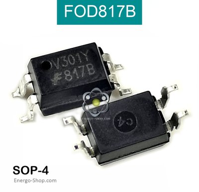 FOD817B SOP4 оптрон, маркировка F817B (совместим с PC817B) 8172 фото