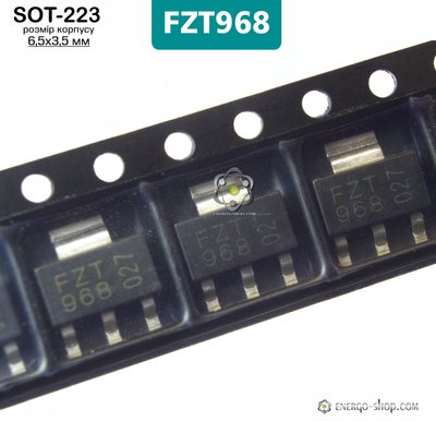 FZT968 SOT-223 PNP биполярний транзистор 3408 фото