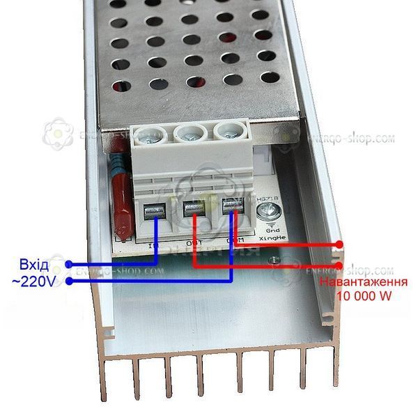 Регулятор напряжения AC 220V 10000W (10kW) 1518 фото