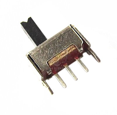 2 позиційний повзунковий перемикач SS12D07VG5 3 pin OFF-ON 4,3х8,6мм 1839 фото