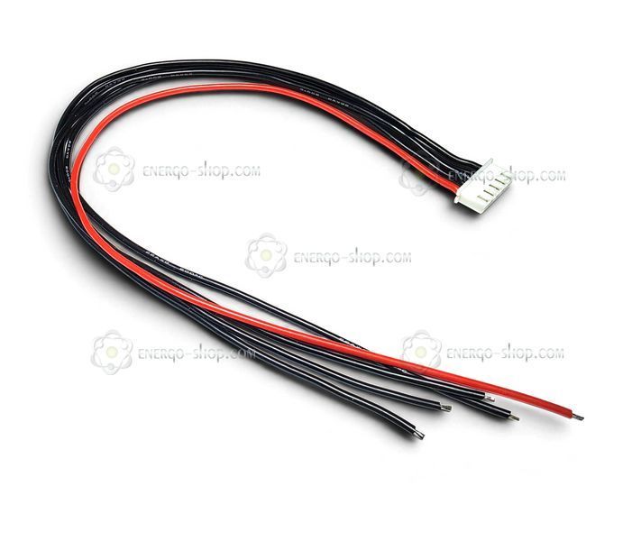 4S (5-pin) 22AWG -300мм Балансувальний кабель, роз'єм-JST-XH з термостійким силіконовим проводом 1398 фото