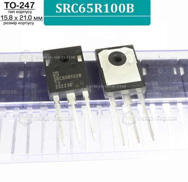 SRC65R100B (TO-247) N-канальний MOSFET-транзистор /Sanrise Tech/ 3426 фото