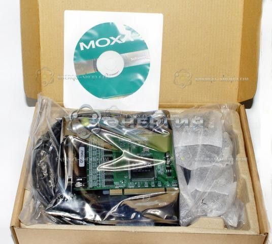 MOXA 8 COM портов RS-232 шина PCI + кабель на 8 портов DB9 папа 130 фото