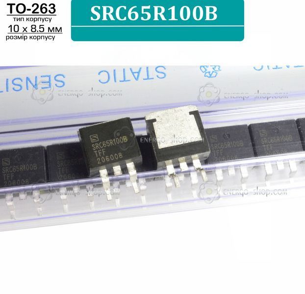 SRC65R100B (TO-263) N-канальний MOSFET-транзистор /Sanrise Tech/ 3427 фото