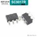 17R, SOT-23-6, микросхема SC9017R контроллер заряда Li-Ion 4,2V 9071 фото 1