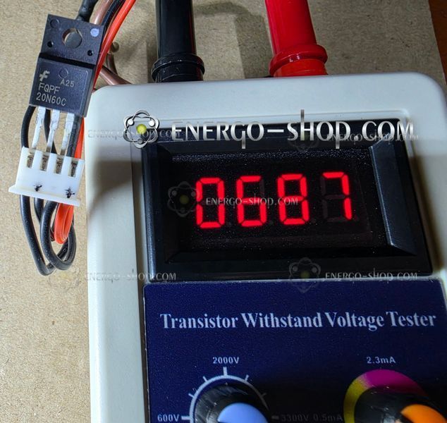 20N60С (TO220F) N-канальний MOSFET транзистор FQPF20N60C, 600В, 20 А /Fairchild/ 3428 фото
