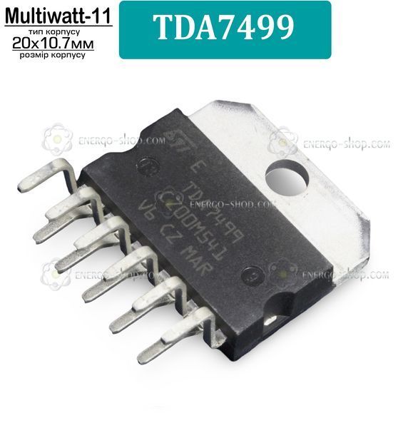 TDA7499, микросхема стерео усилитель звука 2x6Вт класса AB /STMicroelectronics/ 9515 фото