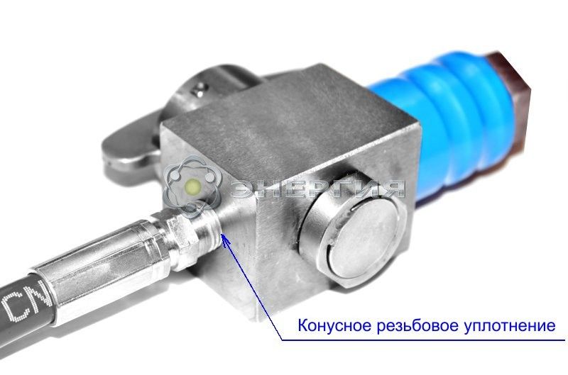 Заправочная головка АIC (заправочный пистолет) Вход К1/4 (коническая резьба) для колонки Шельф 478 фото