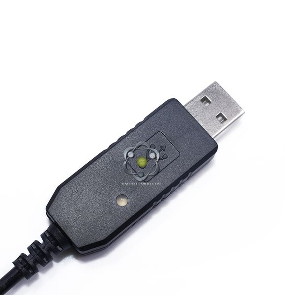 USB Зарядний кабель для портативних  радіостанцій Baofeng з LED індикатором заряду 9701 фото