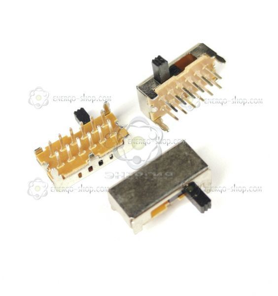4 позиционный переключатель SK24D02G4 12pin OFF-ON-ON-ON 6,9x14,6мм 1646 фото