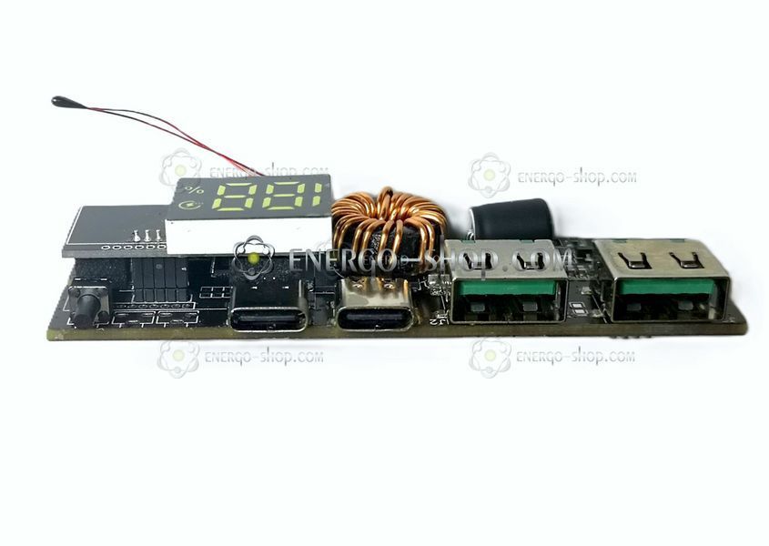 100W & 65W, 5S Зарядный модуль Power Bank с цифровым LED индикатором, Type-C Type-C порты 1010 фото