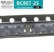 BC807-25 (SOT23-3) PNP біполярний транзистор: 45В; 500mА Код-маркування: 5B /Jiangsu-Changjing/ 3432 фото 2