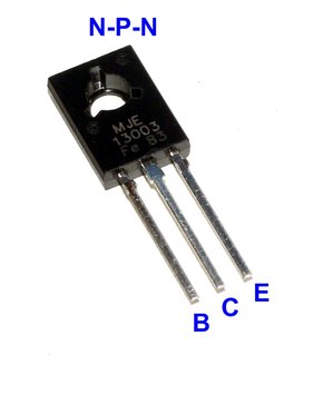 MJE13003 TO-126 транзистор біполярний (ST13003-K, КТ817A1) 1258 фото