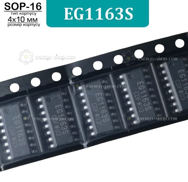 EG1163S, SOP-16, мікросхема 9416 фото