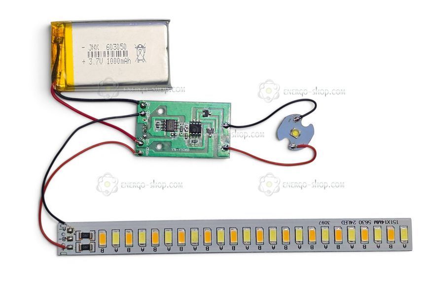 Плата YN-YY26B світлодіодного ліхтаря,  для двох LED 6-10Вт 5208 фото