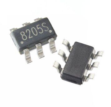 SC8205S (SOT23-6) здвоєний N-канальний MOSFET транзистор, код-маркування: 8205S /FineMade/ 8205 фото