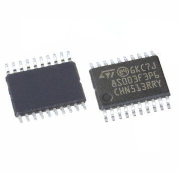 STM8S003F3P6 (TSSOP-20) микросхема 8-битный микроконтроллер (маркировка-8S003F3P6) /STMicroelectronics/ 9541 фото