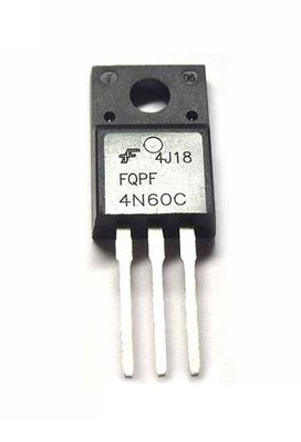 4N60С, TO220F N-канальний МОП-транзистор FQFP4N60C, 600В, 2.6А 1328 фото