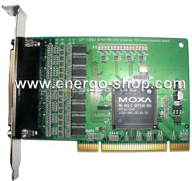MOXA 8 COM портов RS-232 шина PCI - без кабеля DB9 433 фото