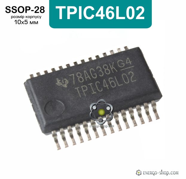 TPIC46L02 SSOP-28 мікросхема 9088 фото