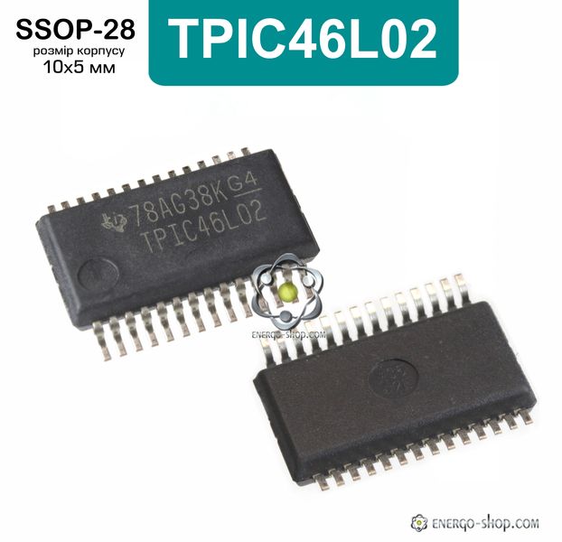 TPIC46L02 SSOP-28 мікросхема 9088 фото