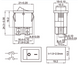 KCD1-104 Перемикач червоний 250V 6A OFF-ON 2х2pin (срібні контакти) 1232 фото 4