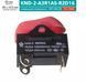 KND-2, 4pin Червоний перемикач для фена 2300Вт 250V 10A, OFF-ON-ON (KND-2-A3R1AS-R2D16) 1254 фото 3