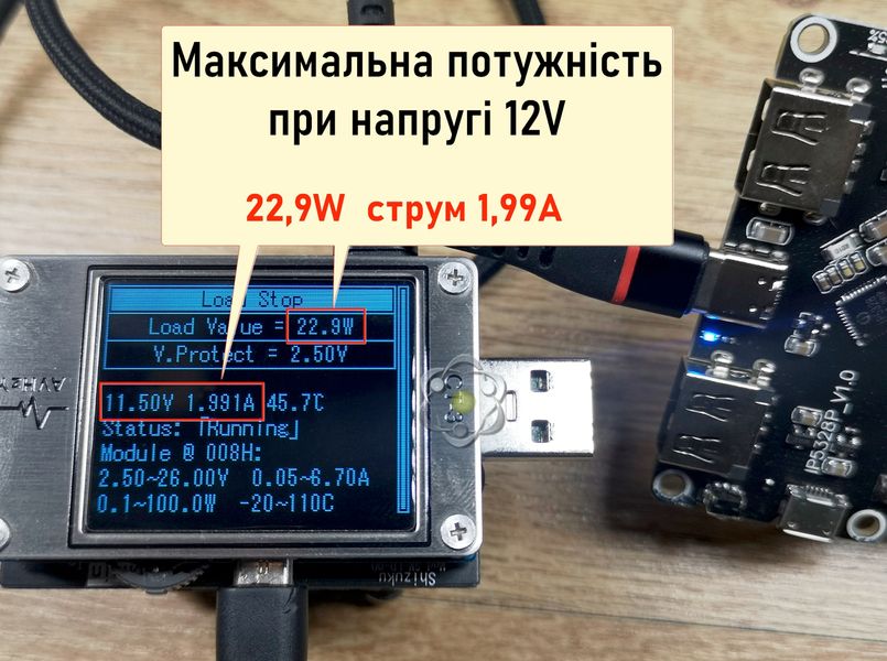 20Вт Плата Power Bank - чип IP5328P 9 протоколів швидкої зарядки QC2.0/3.0 PD3.0 та ін. 226210 фото