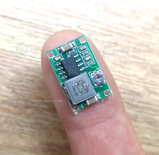 mini-360 Понижающий модуль DC с регулировкой вых. 0.93...17V чип MP1482DS 3614 фото