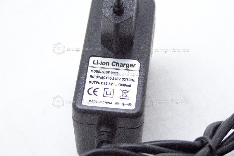 Зарядка 12,6V 1000мА 3S для Li-ion аккумуляторов,(штекер DC 5,5х2,1мм ) !Уцінка! 01346 фото
