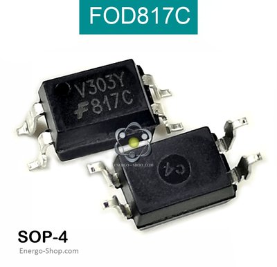 FOD817C SOP4 оптрон, маркування F817C (сумісний з PC817C) 8173 фото