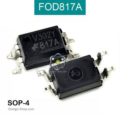 FOD817A SOP4 оптрон, маркування F817A (сумісний з PC817A) 8171 фото