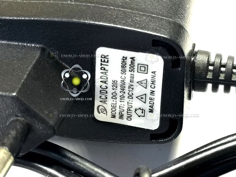 Зарядка 12V 500мА  Зарядний пристрій для Li-ion або Li-pol акумуляторів  (штекер DC 5,5х2,1мм ) 013461 фото