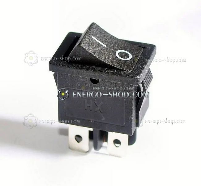 KCD1-104 Перемикач чорний 250V 3A OFF-ON 2х2pin (срібні контакти) 1277 фото