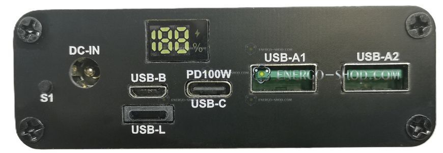 Передняя панель AACBLDC c цифровым LED индикатором для модуля Power Bank с DC портом 1007 фото