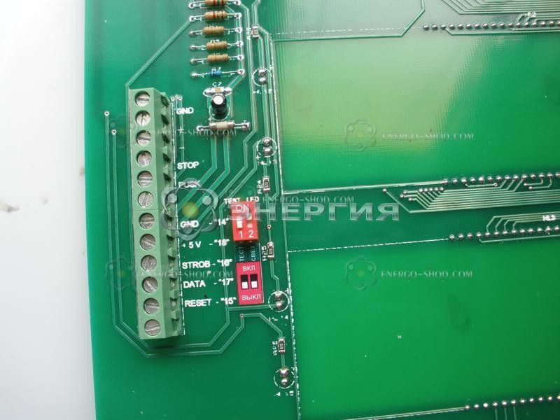 Плата индикации КЗМ-200 LED rev.2.0 OD5.070.002-01 115 фото