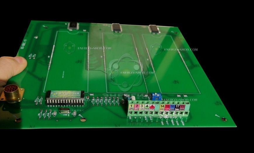 Плата індикації КЗМ-200 rev. 3.0 Full LED для метанової газозаправної колонки 0617 фото
