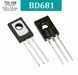BD681, TO-126, NPN транзистор (ON Semiconductor) 1715 фото 2
