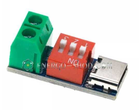 Купити Type-C плата тригер Sink PD/QC з перемикачем напруги 5V 9V
