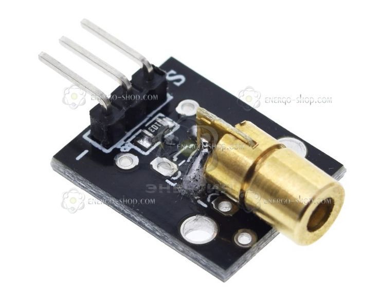 KY-008 650нм червоний лазерний модуль 6мм 5В 5мВ для Arduino 1655 фото