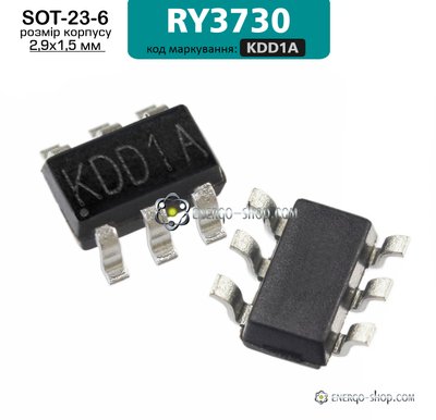 KDD1A SOT-23-6, RY3730 мікросхема 9136 фото