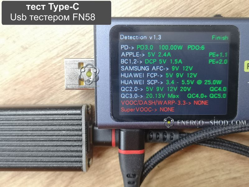 100W зарядный модуль с быстрой зарядкой PD3.0, QC4+, QC5 в корпусе чип SW3518S - вход 5,5х2,1 1875 фото