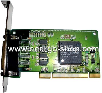 MOXA на 4 COM порта RS-232 для Universal PCI шины 122 фото
