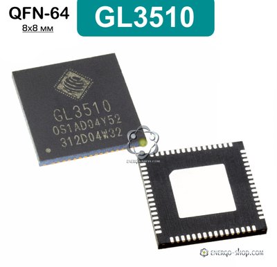 GL3510 QFN-64 мікросхема  USB 3.0 Hub Контролер 9068 фото