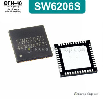 SW6206, QFN-48 мікросхема SW6206S 1842 фото
