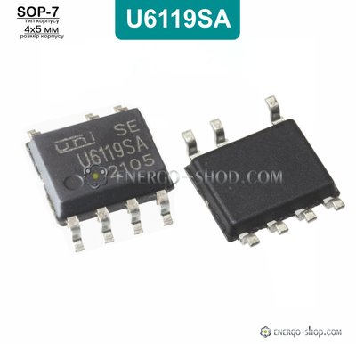 U6119SA, SOP-7 мікросхема 9140 фото