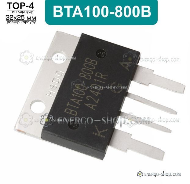 BTA100-800B, TOP-4 Симістор /HSDQ/ 1603 фото