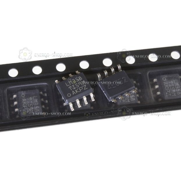 LM358DR, SOP-8 микросхема Операционный усилитель /Texas Instruments/ 1896 фото